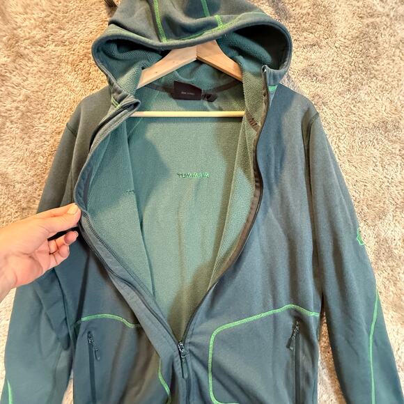 Mammut Swiss Design Green Zip Up Jacket Mercury Mens Outdoor Sweater XL - Picture 4 of 15